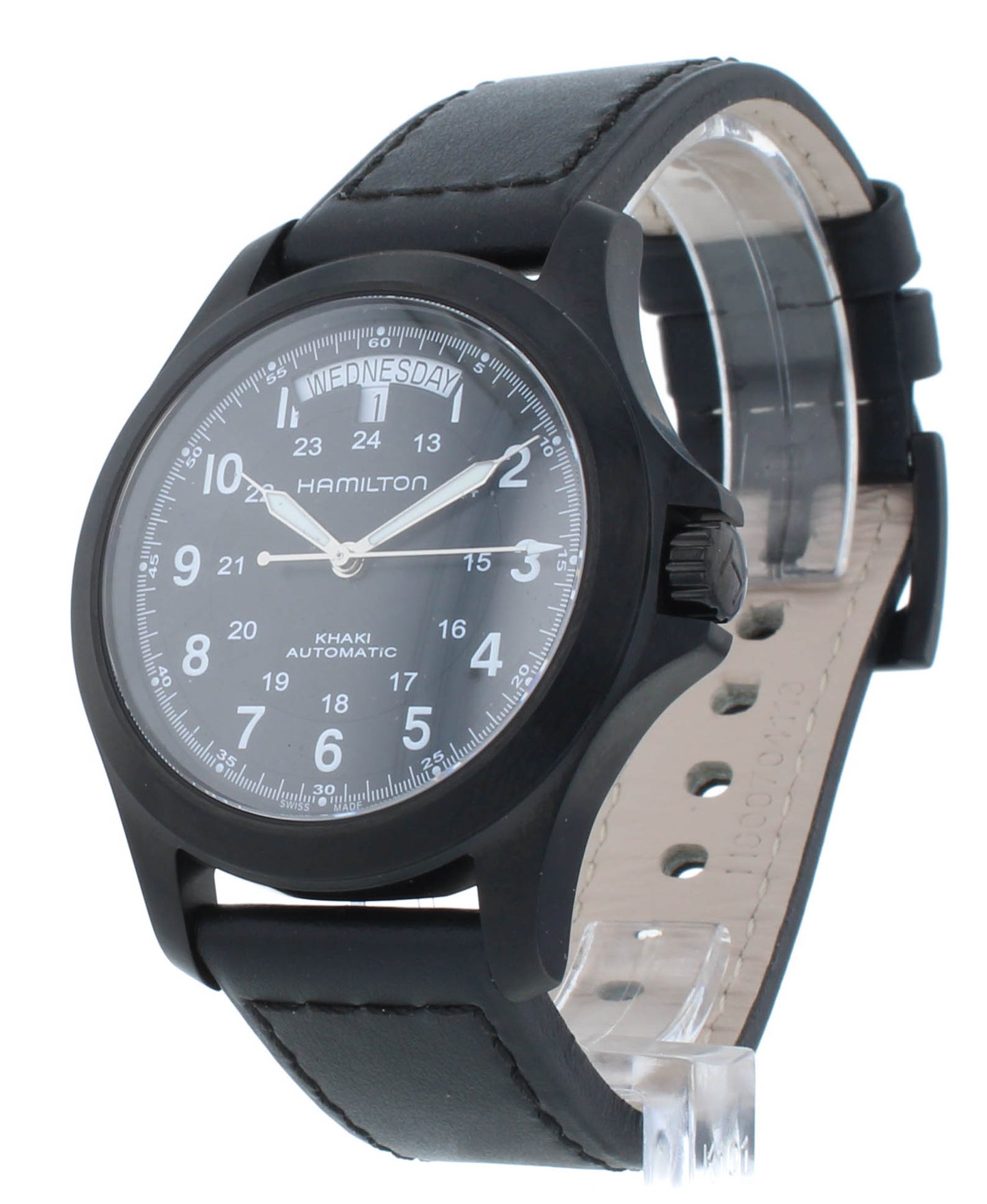 Hamilton Khaki Field King Steel Black Dial 40mm Automatic Men's Watch H64465733