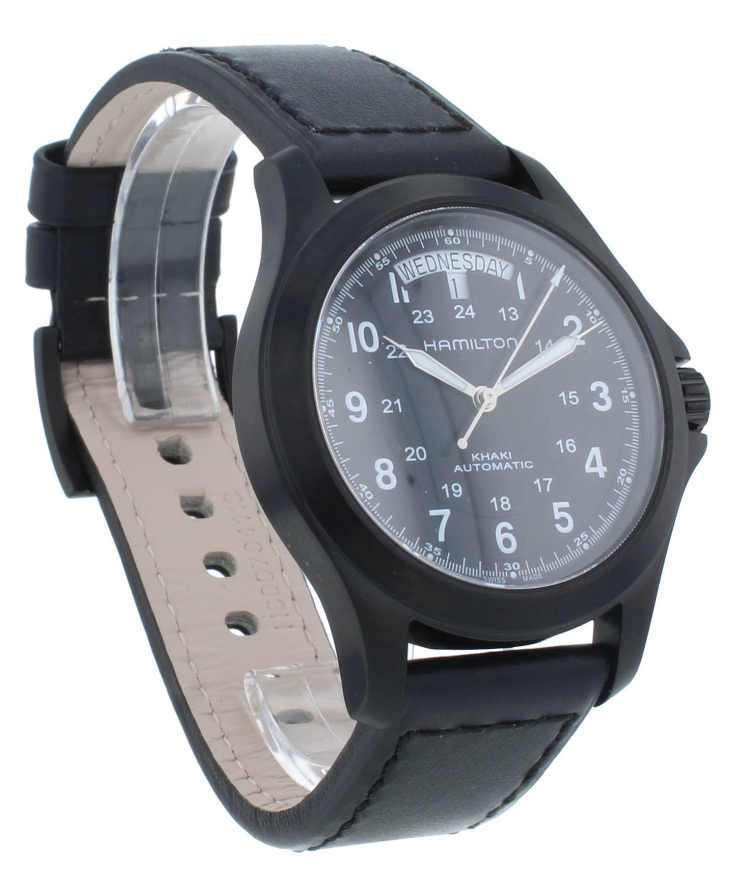 Hamilton Khaki Field King Steel Black Dial 40mm Automatic Men's Watch H64465733