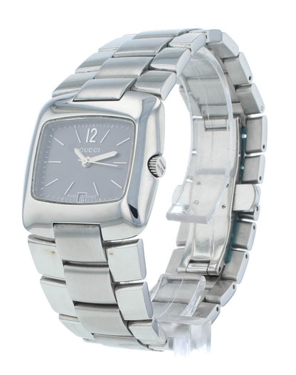 Pre-Owned Gucci 8500L Quartz Stainless Steel 29mm Black Dial Ladies Watch