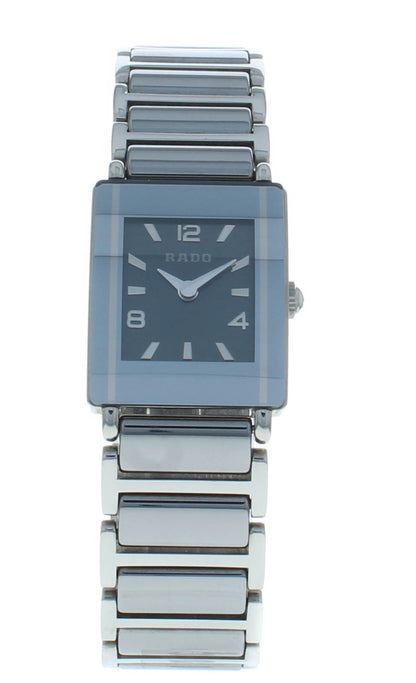 Rado Integral Mini Blue Dial Ceramic Quartz 18mm Ladies Watch R20488202