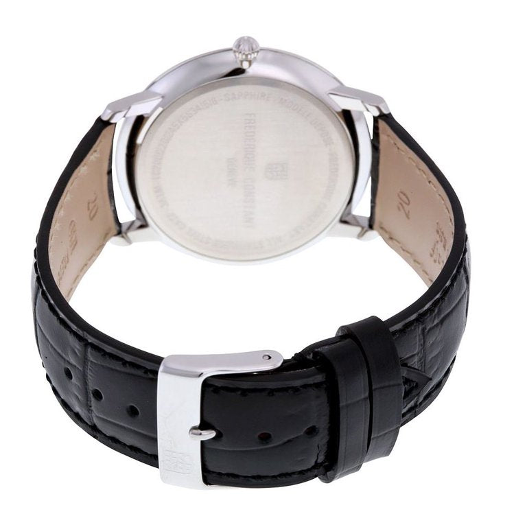 Frederique Constant Slimline 38mm Quartz Silver Dial Men's Watch FC-220S5S6
