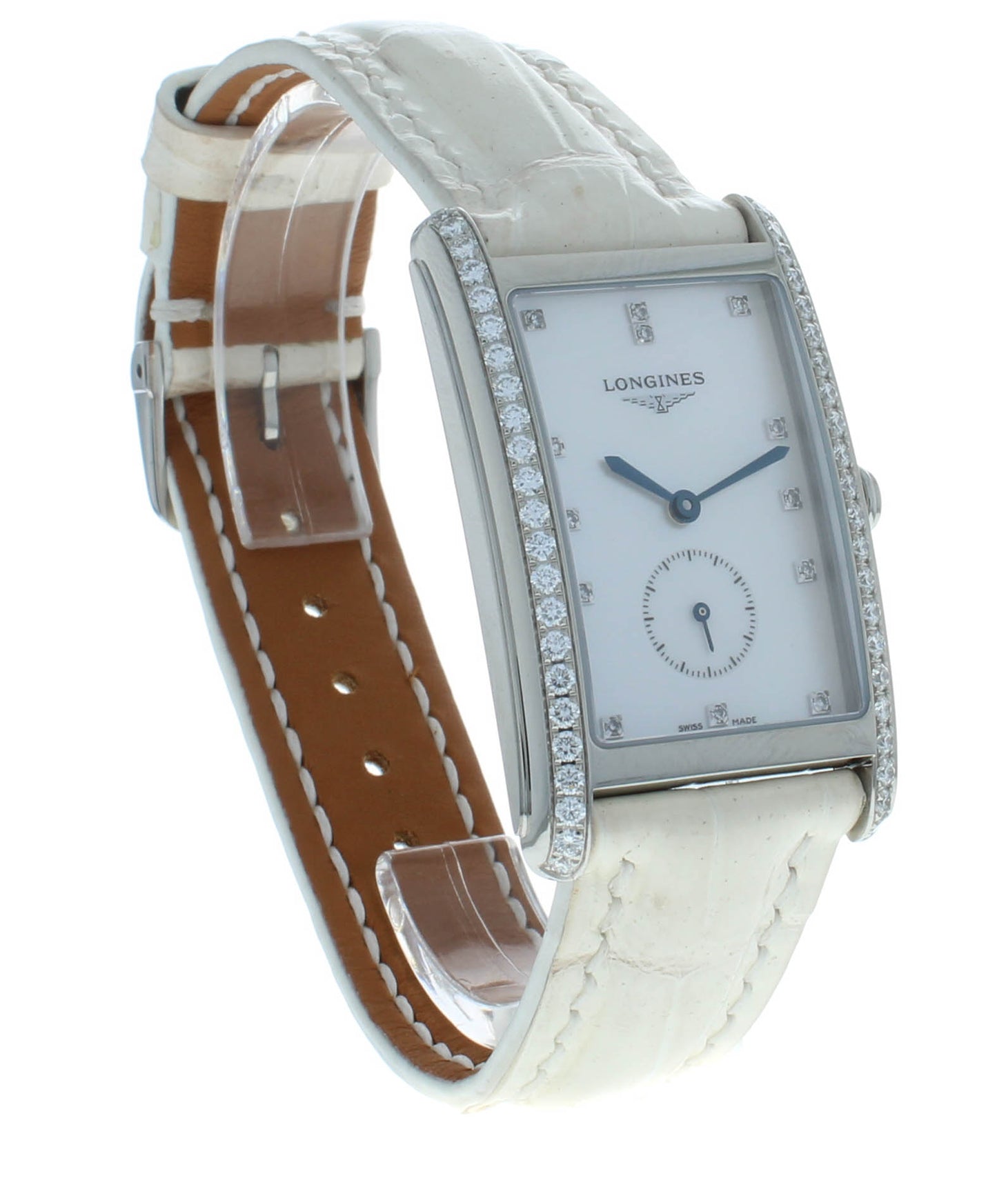 Pre-Owned Longines DolceVita 26mm Diamond Quartz Ladies Watch L5.755.0.87.2