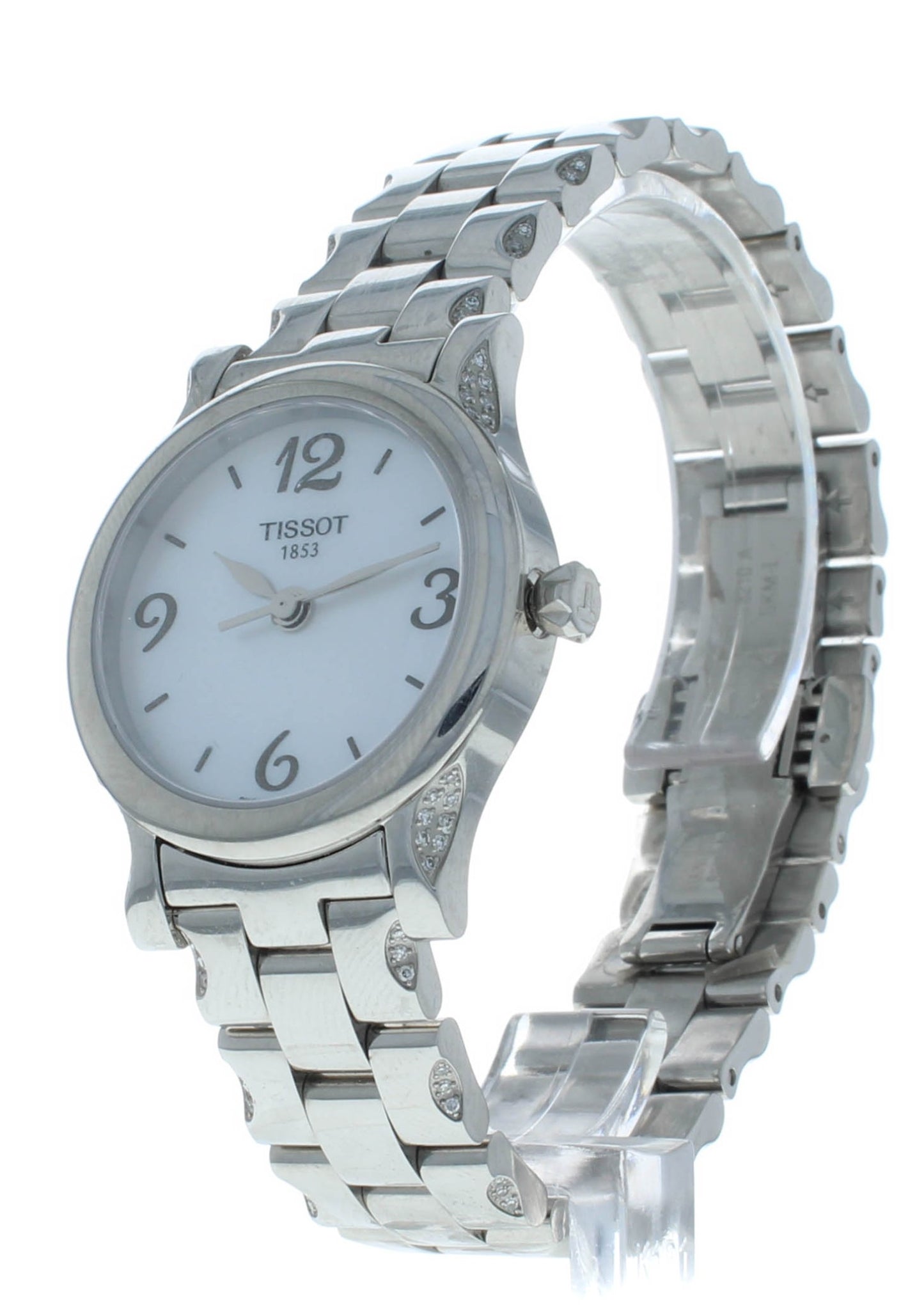 Tissot T-Trend 28mm Diamond Stainless Steel Ladies Watch T028.210.11.117.01