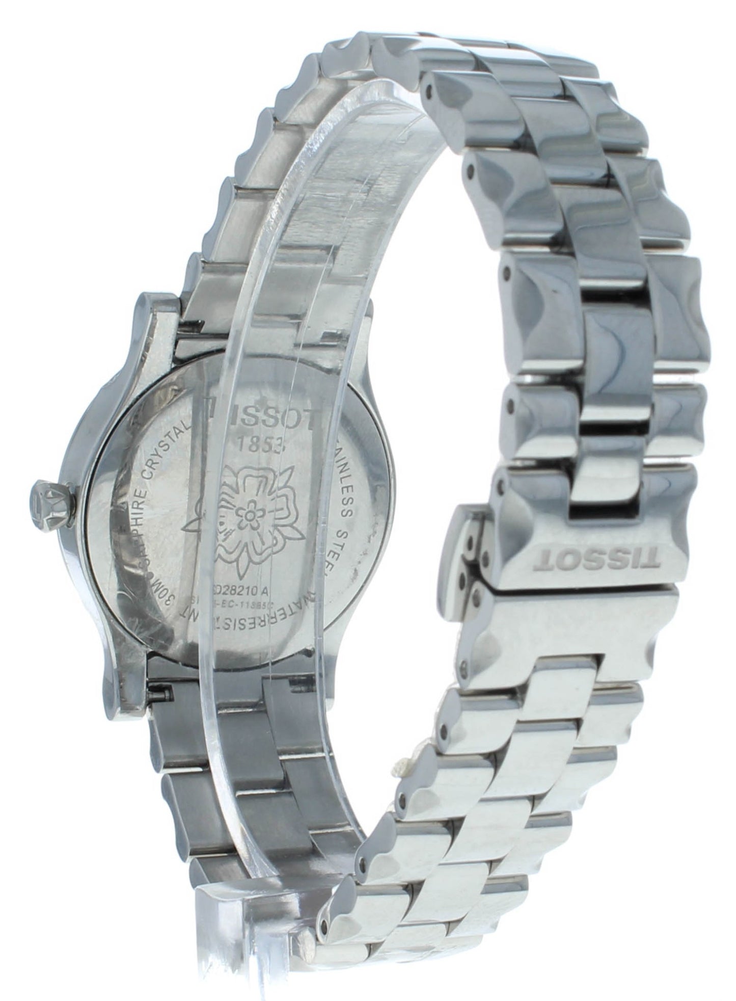 Tissot T-Trend 28mm Diamond Stainless Steel Ladies Watch T028.210.11.117.01