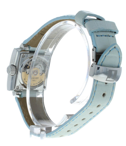 Tissot T-Trend Automatic 24mm Stainless Steel Blue Leather Strap T60123983